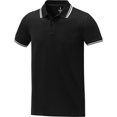thumbnail image 4 of Elevate - Polo Amarago de Manga Corta para Hombre (Negro Sólido), 4 of 4