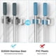 thumbnail image 4 of Wall Mounted Stainless Steel Mop Broom Holder, Mop Broom Organizer, Heavy Duty Mop Hooks, 2PCS, 4 of 5