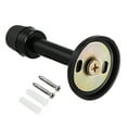 thumbnail image 3 of Uxcell Door Stopper with Rubber Tip Zinc Alloy Brushed Black, 3 of 3