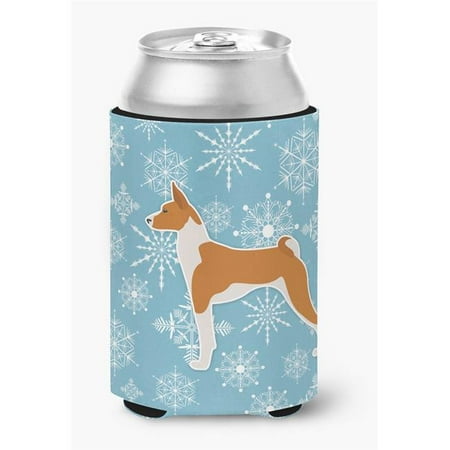 

Winter Snowflake Basenji Can or Bottle Hugger