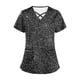 thumbnail image 4 of Puntoco Top de lactancia informal con cuello en V, manga corta y estampado de Halloween para mujer, 4 of 5