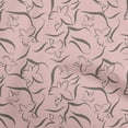 thumbnail image 1 of oneOone Cotton Flex Light Pink Fabric Floral & Diy Clothing Quilting Fabric Print Fabric By Yard 40 Inch Wide, 1 of 4