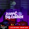 thumbnail image 3 of Happy Halloween Neon Sign | Party Welcome Sign, Front Door/Bedroom/Home/Yard, 3 of 3