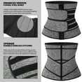 thumbnail image 3 of COMFREE Neoprene Sauna Waist Trainer Corset Sweat Belt for Women Men Weight Loss Body Shaper Compression Trimmer Workout Fitness Fat Burn Back Support, 3 of 8