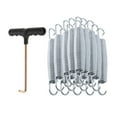 thumbnail image 3 of 15x resortes de trampolín con reparación de gancho de resorte, Hardware de mantenimiento, Metal, pesado Resorte de 135 cm., 3 of 8