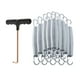 thumbnail image 3 of 15 Uds Accesorios de trampolín Sharpla Resorte de 135 cm, 3 of 8