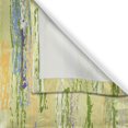 thumbnail image 3 of Ambesonne Abstract Kitchen Curtains, Retro Brush Strokes Art, 55"x24", Olive Green and Mustard, 3 of 3