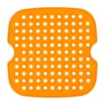 thumbnail image 1 of Miangastore Silicone Air Fryer Mat Orange 1Pc 8.5 Inches, 1 of 8