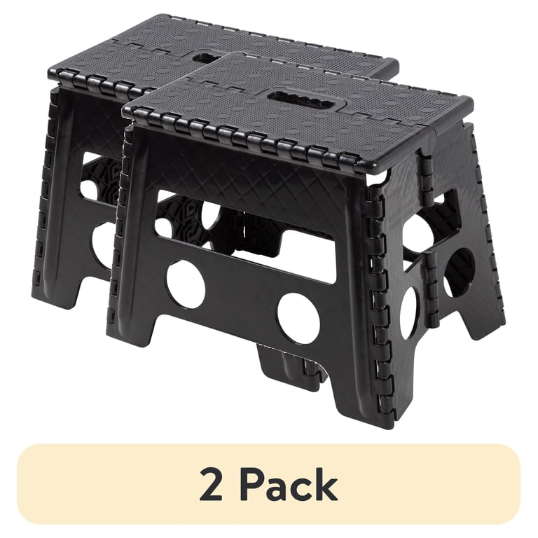 Mainstays One Step Folding Step Stool, 2 Pack photo 1