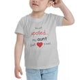 thumbnail image 3 of I'm Not Spoiled My Aunt Just Loves Me Cute Toddler T Shirts for Boys Girls (Gray, Youth XL), 3 of 5