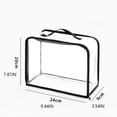 thumbnail image 4 of Billuyoard Bolsa de almacenamiento Cajas transparentes a prueba de polvo Pantalla Bolsas protectoras impermeables Organizador Ropa Cubierta a prueba de Almacenamiento y organización del hogar Negro L Billuyoard HA073736-03, 4 of 6