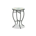 thumbnail image 2 of Baxton Studio Gaenor Modern and Contemporary Black Metal and Multi-Colored Ceramic Tile Plant Stand, 2 of 6