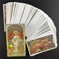 thumbnail image 2 of Nuevas cartas de Tarot Art Nouveau doradas y Guidbook Deck Party juegos de adivinación del destino Cards78pcs Tt34 kaili Sencillez, 2 of 4