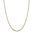 thumbnail image 1 of Real 14kt Yellow Gold 2.5mm Box Chain; 24 inch; Lobster Clasp; for Adults and Teens; for Women and Men, 1 of 4