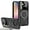 Black, variant on Case for Galaxy S24 FE,Military [Built-in Kickstand] Magnetic Metal Ring Dual-Layer Heavy Duty Car Holder Shockproof Camera Lens Protection Phone Case for Samsung Galaxy S24 FE 5G,2024 (Black)
