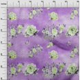 thumbnail image 3 of oneOone Cotton Cambric Medium Purple Fabric Floral Floral With Texture Sewing Material Print Fabric By The Yard 56 Inch Wide, 3 of 4