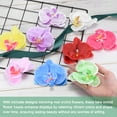 thumbnail image 4 of 20-Pack Artificial Orchid Flower Heads, Silk Faux Butterfly Flowers Head for Decor [3.54", Red], 4 of 7