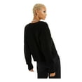 thumbnail image 2 of DANIELLE BERNSTEIN Womens Black Cardigan Long Sleeve Button Up Top Size: XL, 2 of 3