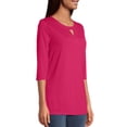 thumbnail image 2 of Hanes Keyhole Neck Tunic (Women's), 2 of 6