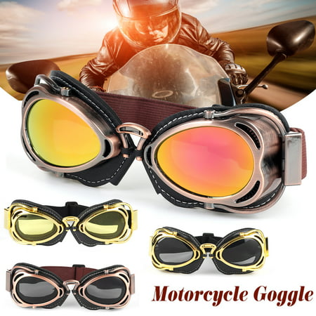 fløjte forseelser Juice Cool MTB Biker Goggles Motorcycle Goggle Sunglasses Scooter Moto Aviateur  Vintage Glasses Motocross Goggle | Walmart Canada