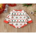 thumbnail image 4 of MesaSe Barboteuse de Noël pour Bébé, Imprimé Arbre de Noël, Manches Longues, Col Rond, Combinaison pour Garçons et Filles, 4 of 9