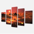 thumbnail image 2 of Impression sur Toile Volcan Enflammé - Paysage, 2 of 3