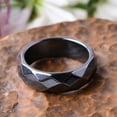 thumbnail image 5 of Meidiya Genuine Hematite Magnetic Ring for Women Men, Black Hematite Stone Band Ring Anxiety Ring Balance Root Chakra, Absorbs Negative Energy Jewelry Gifts, 5 of 8