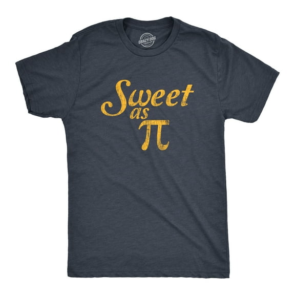 Mens Sweet As Pi T Shirt Funny Nerdy Math Problem Graphic Novelty Tee Graphic Tees