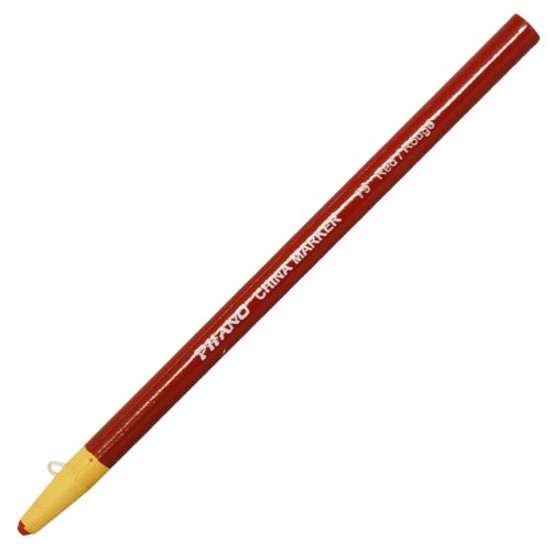 China Markers Wax Pencils Red Set of 12