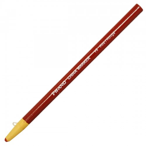 China Markers Wax Pencils Red Set of 12