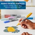 thumbnail image 3 of Sharpie Permanent Markers, Fine Point, Featuring Mystic Gem Color Markers, Assorted, 24 Count, 3 of 7