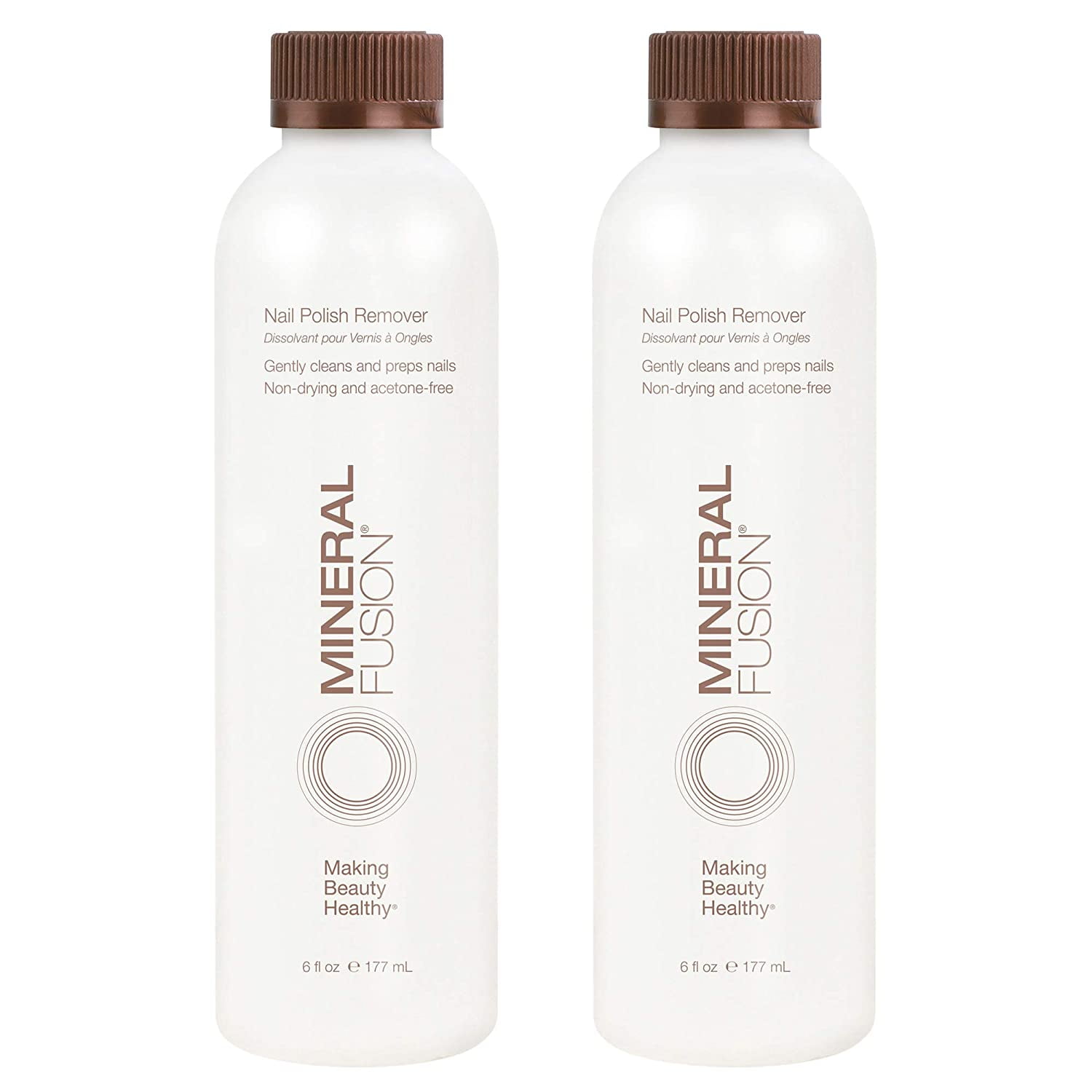 Mineral Fusion Nail Polish Remover, 6 fl oz, 2 Pack