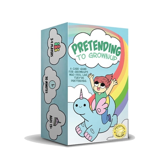 Juego para fiestas Golden Bell Studios fingiendo ser adulto con cartas
