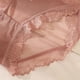 thumbnail image 3 of Gibobby Pantaletas mujer Bragas de malla ahuecadas de encaje sexy para mujer Calzoncillos de niña con inferior de algodón de cintura media(Rosa,G), 3 of 4