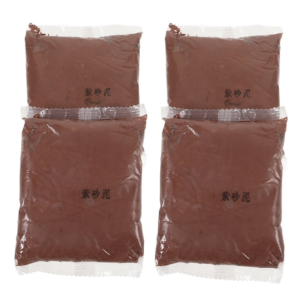 OULII Brown Pottery Clay Modeling Set Air Dry Soft Clay for DIY Sculpting and Craft Projects