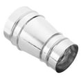 thumbnail image 1 of Unique Bargains 5 Inch to 4 Inch Round Duct Reducer, Galvanized Steel Adapter Pipe Fitting for Ventilation System, Silver Tone, 1 of 5