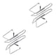 thumbnail image 2 of Wosthever 2 piezas de bicicletas de montaña, botella de agua, soporte para bebidas, tetera, jaulas, estante de almacenamiento para ciclismo, deportes al Type2 NO2 Wosthever CBP133096, 2 of 6