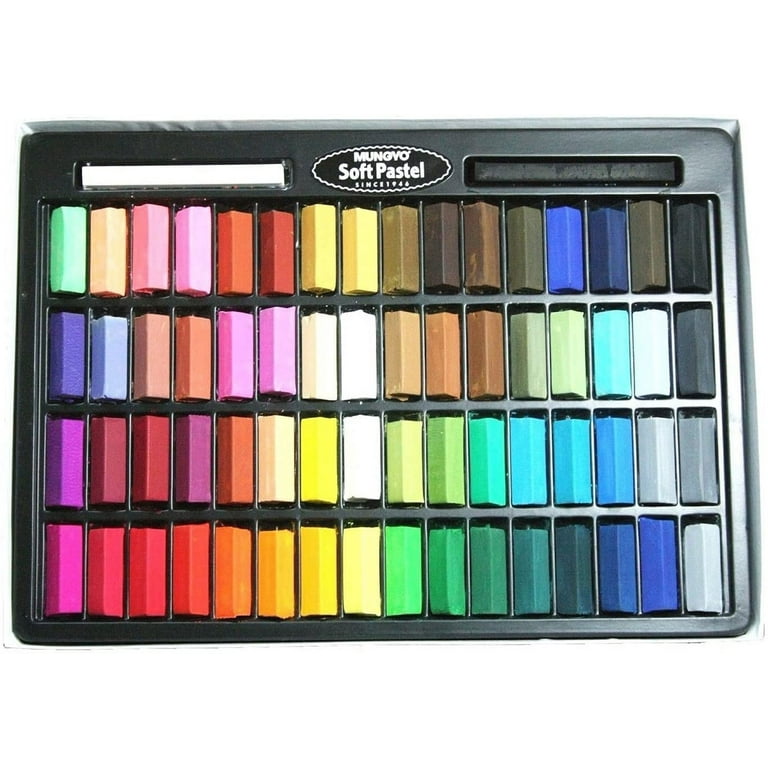  HA SHI Soft Chalk Pastels, 64 colors with additional