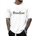 thumbnail image 4 of Tank Tops for Men Sleeveless Workout Athletic Gym Shirts Men's Printing Popular Casual Loose Round Neck Short Sleeved T Shirt, 4 of 4