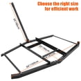 thumbnail image 6 of Accreate 66" Heavy Duty Steel Drag Harrow, Tow Behind Landscape Leveling Rake for Driveway, Lawn & Field, 50lbs Max Weight with Universal Pin Hitch, Compatible, 6 of 7