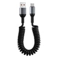 thumbnail image 5 of Cable 27W Telescópico Cable de carga rápida 6A Resorte USB (Tipo C+para Apple), 5 of 5