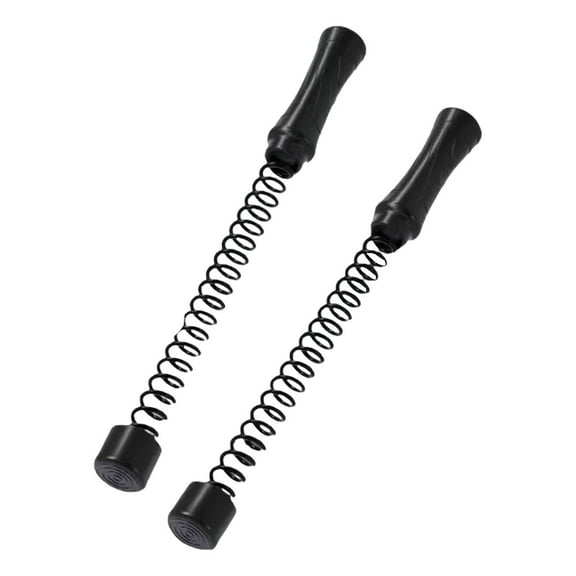 Vsenkes 2 Pieces Ropeless Battle Ropes Fitness Equipment for Home Gym Office Workout Black