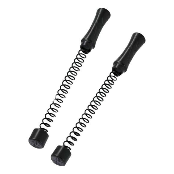 jinwen 2 Pieces Ropeless Battle Ropes Fitness Equipment for Home Gym Office Workout Black