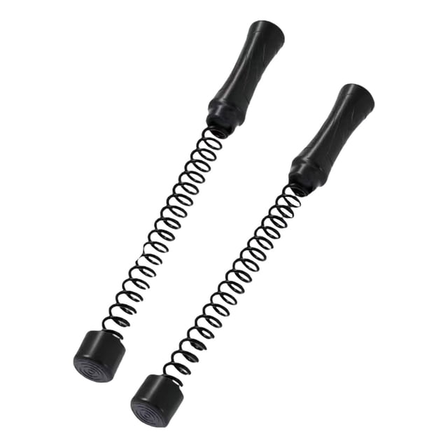 Siruishop 2 Pieces Ropeless Battle Ropes Fitness Equipment for Home Gym Office Workout Black