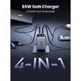 thumbnail image 3 of Bloque de carga UGREEN, 65 W, USB C, Nexode, 4 puertos GaN, MacBook Pro/Air, 3 of 7