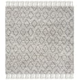 thumbnail image 2 of SAFAVIEH Natura Aifric Braided Diamonds Area Rug, Charcoal, 6' x 6' Square, 2 of 7