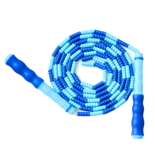 Cuerda para saltar Naiovety Con cuentas suaves para niños azul