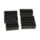 thumbnail image 4 of Organizador de ropa interior, cajones, ahorro de espacio, clasificación plegable resistente, caja de almacenamiento con múltiples compartimentos para Negro, 4 of 9