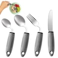 thumbnail image 1 of Juego de utensilios adaptables BaseSmall, 4 piezas, ángulo de 42°, gris, 1 of 6