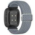 thumbnail image 1 of Elastic Braided Loop Band For Fitbit Versa SE 2 3 4 Strap Wristband For Fitbit Sense 2/Versa Lite Watchband Adjustable Bracelet Blue Gray For Fitbit Sense 2, 1 of 6